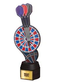 Dřevěná trofej ACTCW029 | Šipky ACTCW029A