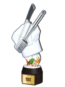 Dřevěná trofej ACTCW041 | Kuchyně ACTCW041D