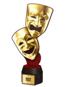 Dřevěná trofej ACTCW042 | Divadlo ACTCW042E