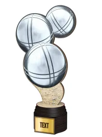 Dřevěná trofej ACTCW044 | Petanque ACTCW044D