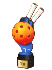 Dřevěná trofej ACTCW055 | Pickleball ACTCW055D