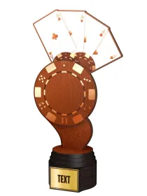 Dřevěná trofej ACTCWR054 | Karty ACTCWR054E