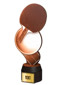 Dřevěná trofej ACTCWR063 | Stolní tenis ACTCWR063C