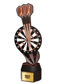 Dřevěná trofej ACTCWR078 | Šipky ACTCWR078B