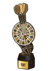 Dřevěná trofej ACTCWR079 | Šipky ACTCWR079E