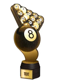 Dřevěná trofej ACTCWR106 | Billiard ACTCWR106B