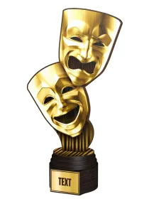 Dřevěná trofej ACTCWR115 | Divadlo ACTCWR115D