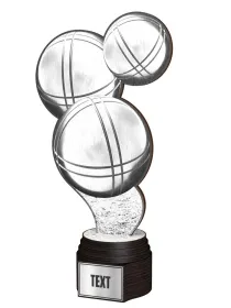 Dřevěná trofej ACTCWR122 | Petanque ACTCWR122E