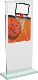 Skleněná trofej CRT20001M1 | Basketball Výška cm: 25