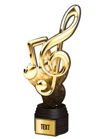 Dřevěná trofej ACTCWR145 | Hudba ACTCWR145D