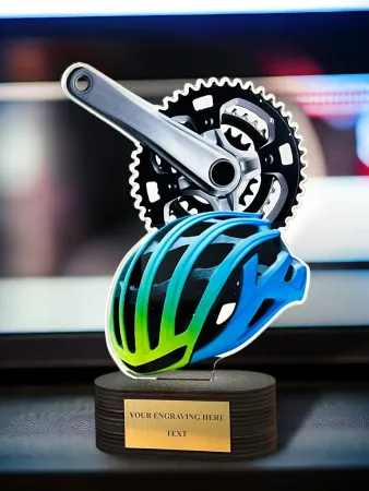 Akrylátová trofej TL2023226 | Cyklistika TL2023226C