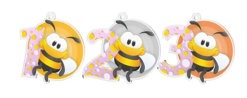 Akrylátová medaile MDAK001M24 | Dětské Stuha: ST11, MD průměr: 5