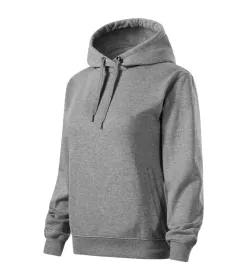 Mikina dámská Moon 421 - S - tmavě šedý melír