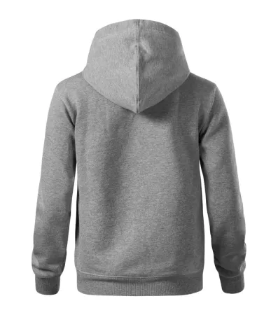 Mikina dámská Moon 421 - XL - tmavě šedý melír