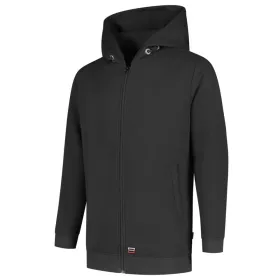 Mikina unisex Hooded Sweat Jacket Washable 60°C T44 - L - tmavě šedá