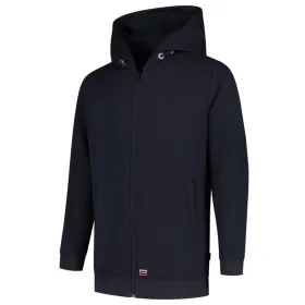 Mikina unisex Hooded Sweat Jacket Washable 60°C T44 - M - námořní modrá
