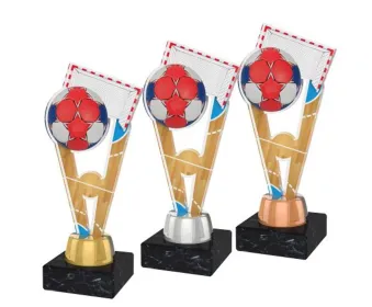 Akrylátová trofej ACUTMINIM21 | Házená Výška cm: 15, Barva: bronz, Podstavec: černý