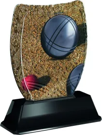 Akrylátová trofej ACE2018M54 | Petanque Výška cm: 16