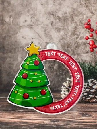 Akrylátová medaile MDAVA02 | Vánoce Stuha: ST2, MD průměr: 5