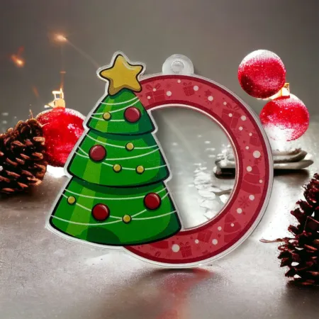 Akrylátová medaile MDAVA02 | Vánoce Stuha: ST2, MD průměr: 5