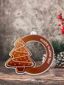 Akrylátová medaile MDAVA05 | Vánoce Stuha: ST16, MD průměr: 5