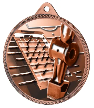 Medaile MDLR001M117 | Stolní fotbal Barva: bronz, Stuha: ST10