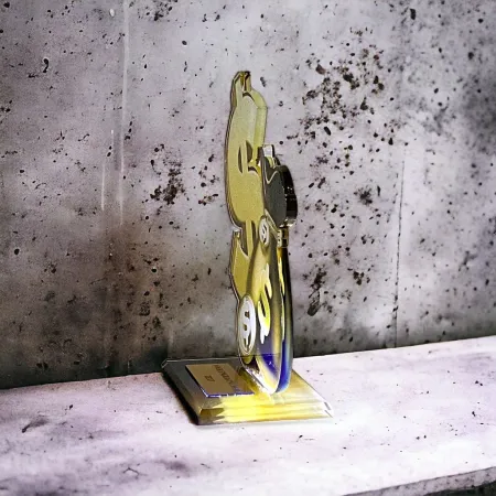 Akrylátová trofej AWF M07 Výška cm: 19,5 - Šířka cm: 18,5 - bronzová