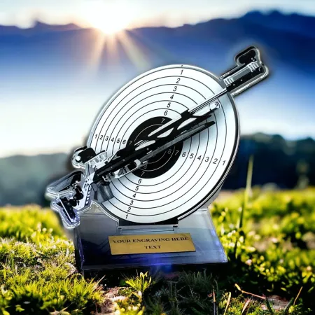 Akrylátová trofej AWF M13 | Střelba Výška cm: 17,5 - Šířka cm: 16,5 - plnobarevná