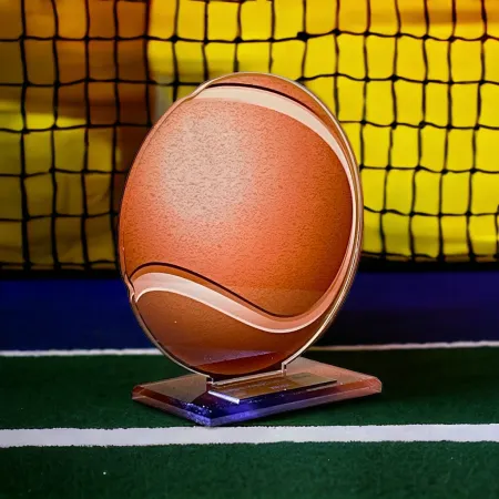 Akrylátová trofej AWF M19 | Tenis Výška cm: 21,5 - Šířka cm: 20,5 - plnobarevná