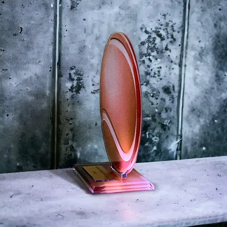 Akrylátová trofej AWF M19 | Tenis Výška cm: 21,5 - Šířka cm: 20,5 - plnobarevná