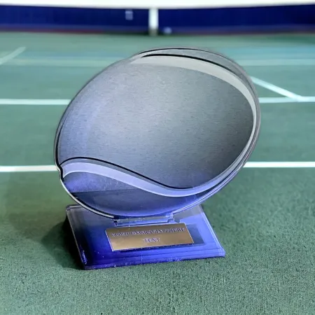 Akrylátová trofej AWF M19 | Tenis Výška cm: 21,5 - Šířka cm: 20,5 - plnobarevná