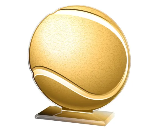 Akrylátová trofej AWF M19 | Tenis Výška cm: 21,5 - Šířka cm: 20,5 - plnobarevná