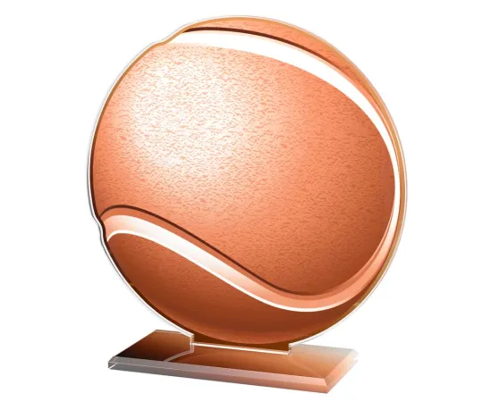 Akrylátová trofej AWF M19 | Tenis Výška cm: 21,5 - Šířka cm: 20,5 - plnobarevná