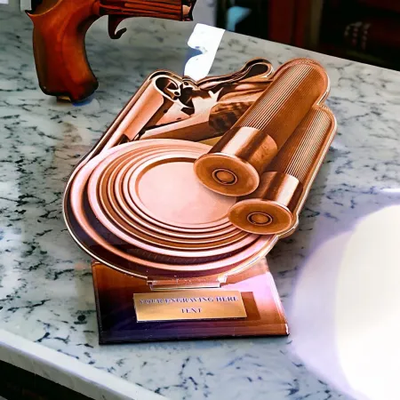 Akrylátová trofej AWF M20 | Střelba Výška cm: 15,5 - Šířka cm: 14,5 - plnobarevná