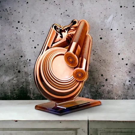 Akrylátová trofej AWF M20 | Střelba Výška cm: 15,5 - Šířka cm: 14,5 - plnobarevná