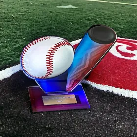 Akrylátová trofej AWF M21 | T-Ball Výška cm: 19,5 - Šířka cm: 18,5 - bronzová