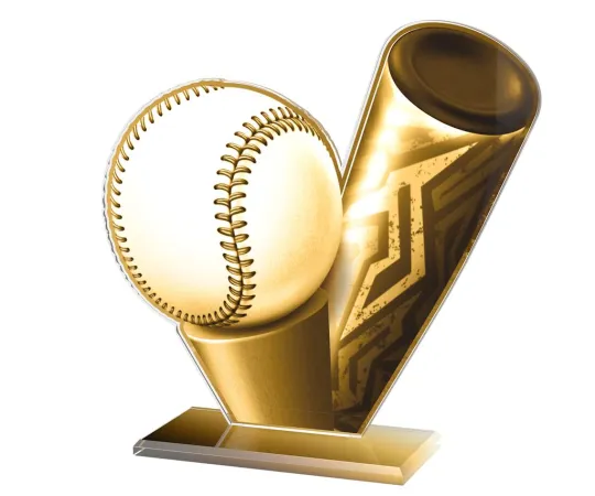 Akrylátová trofej AWF M21 | T-Ball Výška cm: 21,5 - Šířka cm: 20,5 - stříbrná