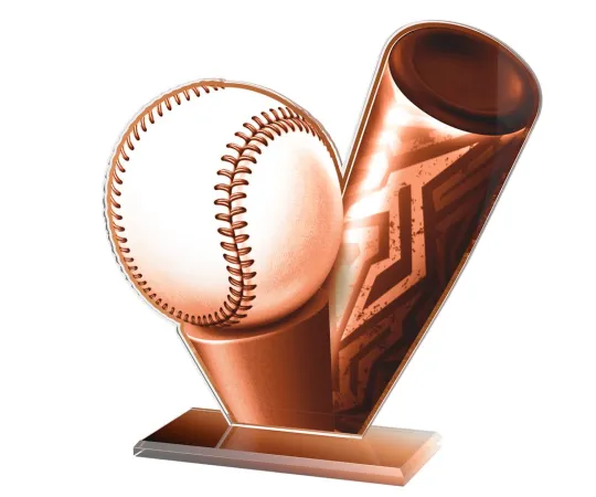 Akrylátová trofej AWF M21 | T-Ball Výška cm: 21,5 - Šířka cm: 20,5 - stříbrná