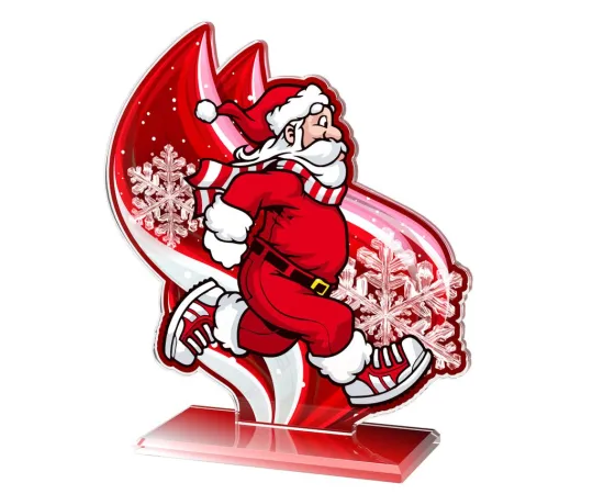 Akrylátová trofej AWF M80 | Vánoce Výška cm: 21,5 - Šířka cm: 20,5