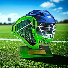Akrylátová trofej AWF M27 | Lacrosse Výška cm: 13,5 - Šířka cm: 12,5 - plnobarevná