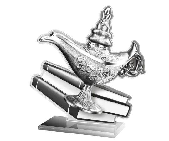 Akrylátová trofej AWF M34 | Quiz Výška cm: 21,5 - Šířka cm: 20,5 - zlatá