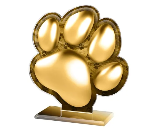 Akrylátová trofej AWF M36 | Kynologie Výška cm: 21,5 - Šířka cm: 20,5 - bronzová