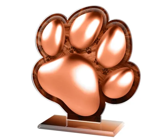 Akrylátová trofej AWF M36 | Kynologie Výška cm: 21,5 - Šířka cm: 20,5 - bronzová