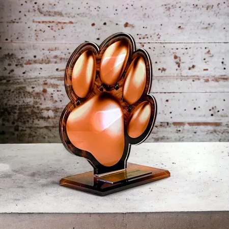 Akrylátová trofej AWF M36 | Kynologie Výška cm: 21,5 - Šířka cm: 20,5 - bronzová