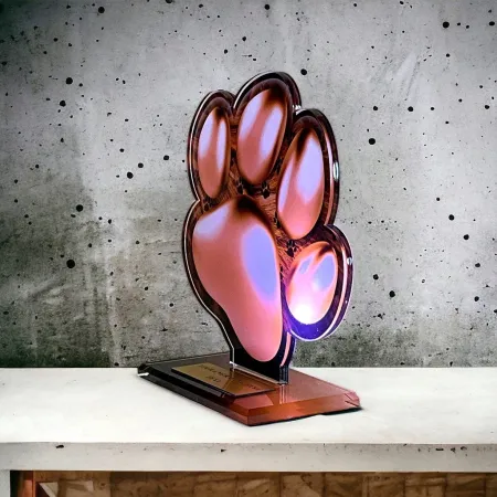 Akrylátová trofej AWF M36 | Kynologie Výška cm: 21,5 - Šířka cm: 20,5 - bronzová