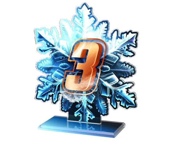 Akrylátová trofej AWF M79 | Zima Výška cm: 21,5 - Šířka cm: 20,5 - bronzová