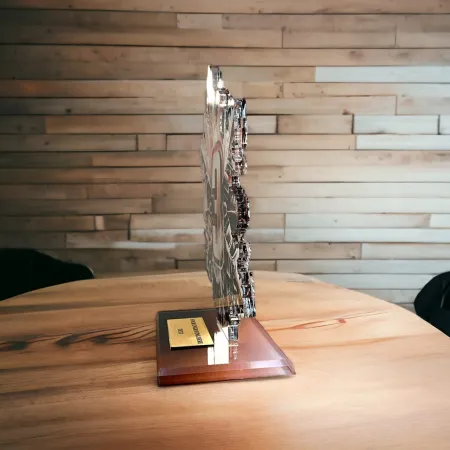 Akrylátová trofej AWF M79 | Zima Výška cm: 21,5 - Šířka cm: 20,5 - bronzová