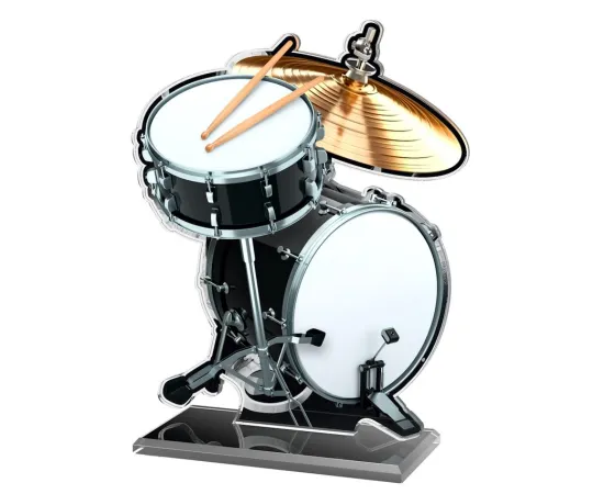 Akrylátová trofej AWF M87 | Hudba Výška cm: 21,5 - Šířka cm: 20,5 - plnobarevná