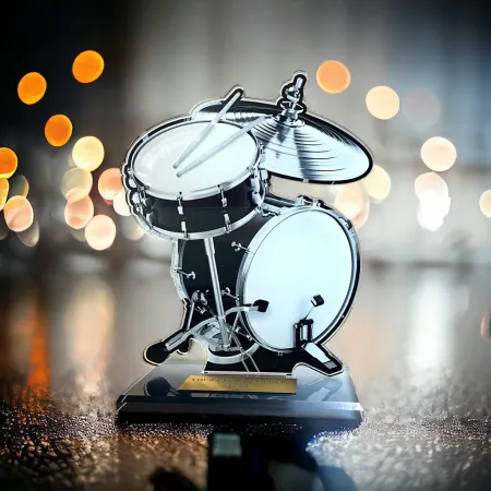 Akrylátová trofej AWF M87 | Hudba Výška cm: 21,5 - Šířka cm: 20,5 - plnobarevná