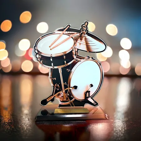 Akrylátová trofej AWF M87 | Hudba Výška cm: 21,5 - Šířka cm: 20,5 - plnobarevná